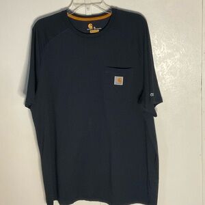 Carhartt Men's Dark Blue Short Sleeve Tee